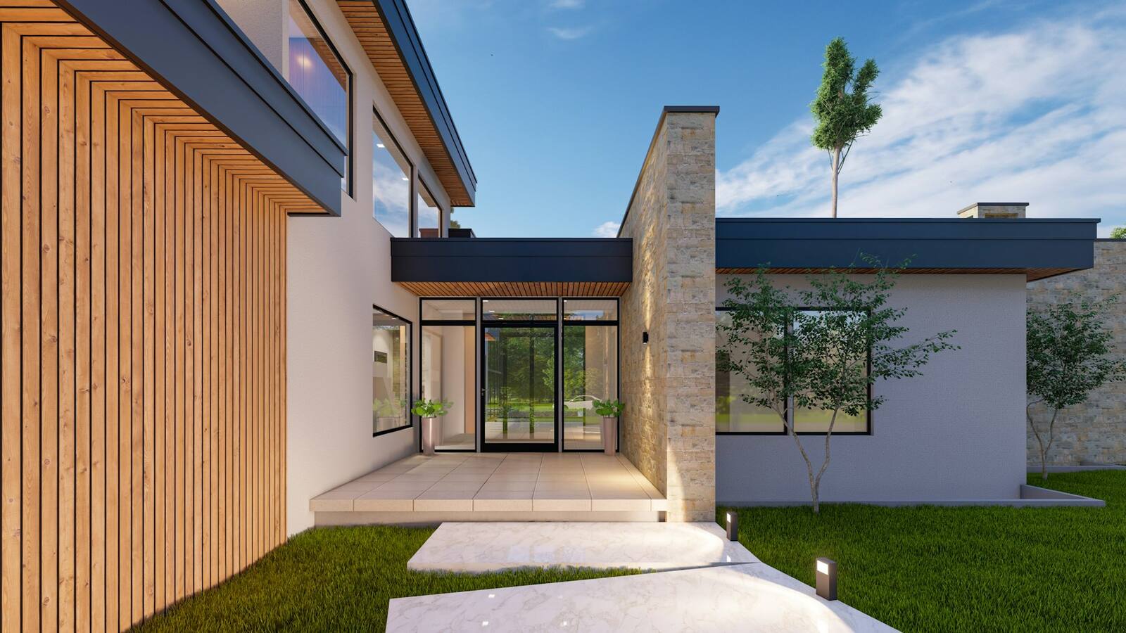 Maison contemporaine en France